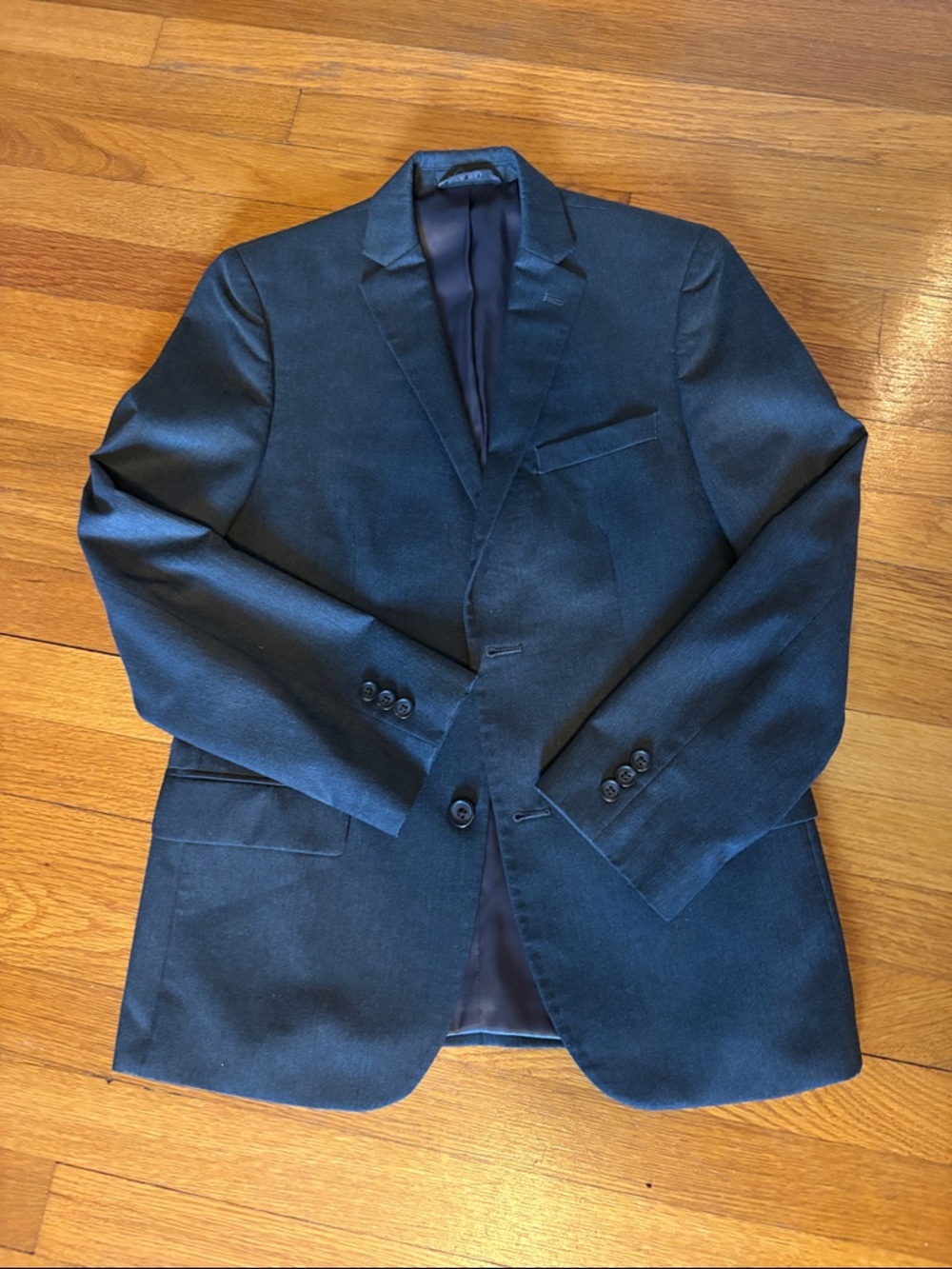 Classic Boys Gray Blazer - Single-Breasted Suit Jacket 16R